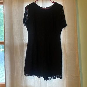Black lace romper